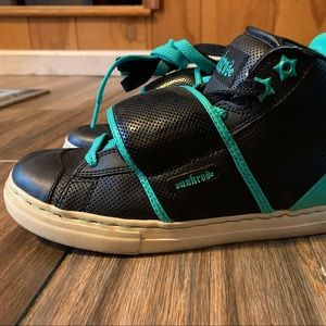 Punkrose High Top - Women’s - Black & Teal  (6)